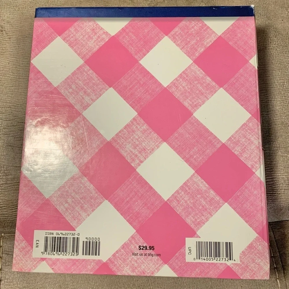 🎒BTS SALE📚 Better Homes and Gardens New Cook Book: Pink Plaid